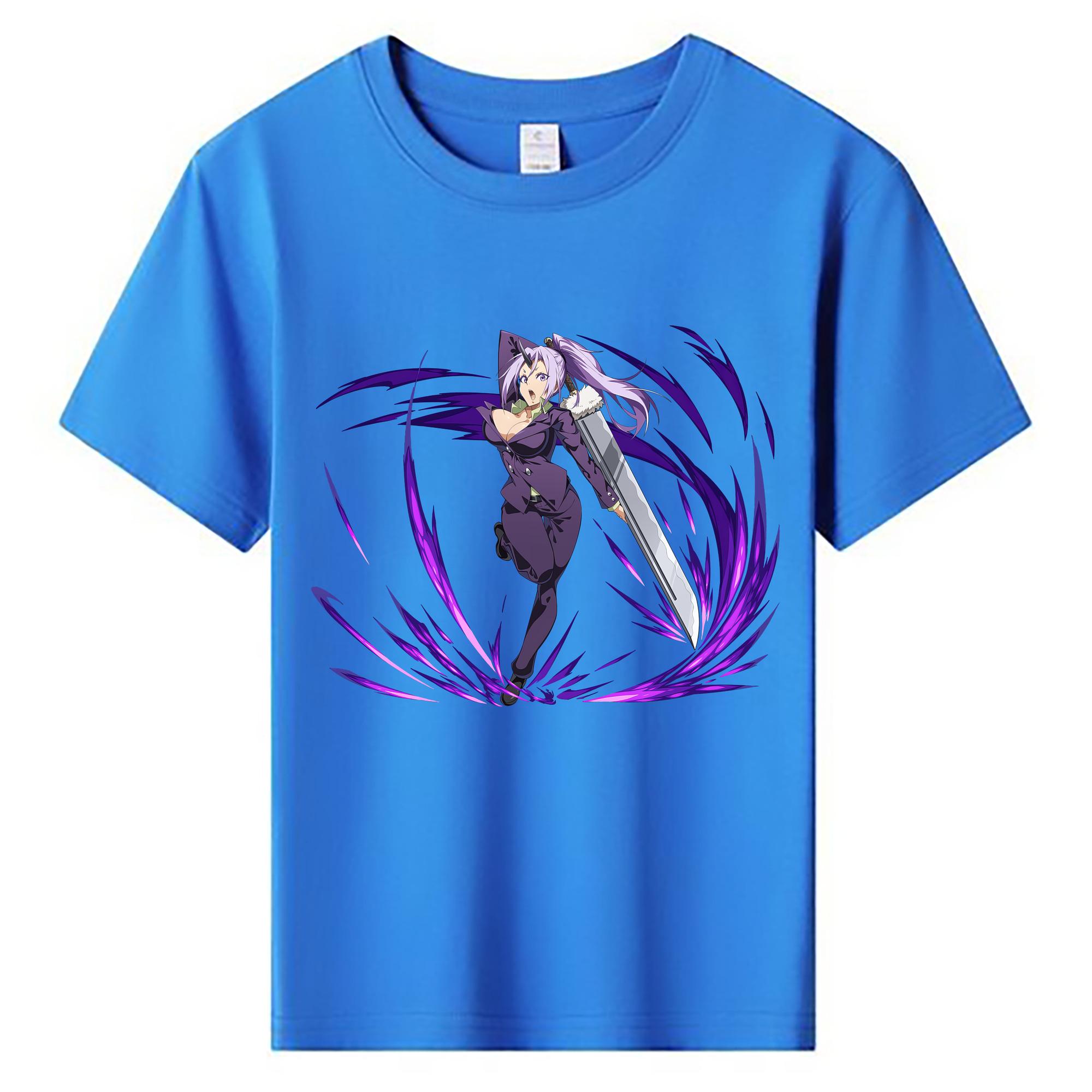 （画像用） 転スラ Regarding Reincarnated to Slime 綿100％キッズTシャツ（フロントプリント）